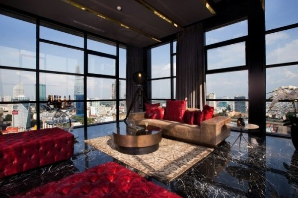Penthouse của Trần Bảo Sơn nằm ở vị trí đắc địa, có view tuyệt đẹp. Ảnh: Vietnamnet