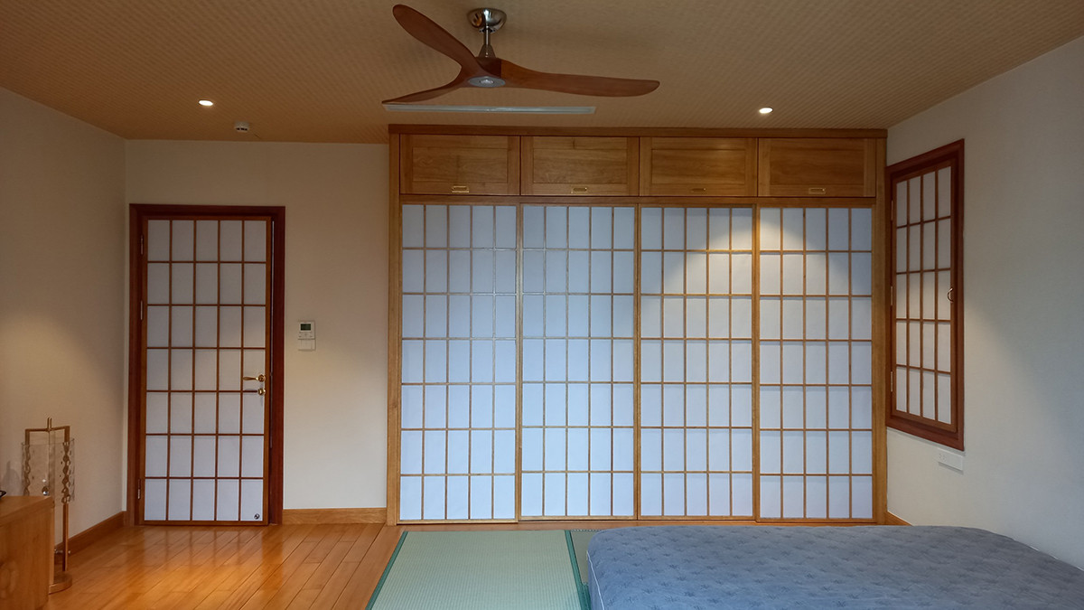 Phòng ngủ thiết kế đơn giản.