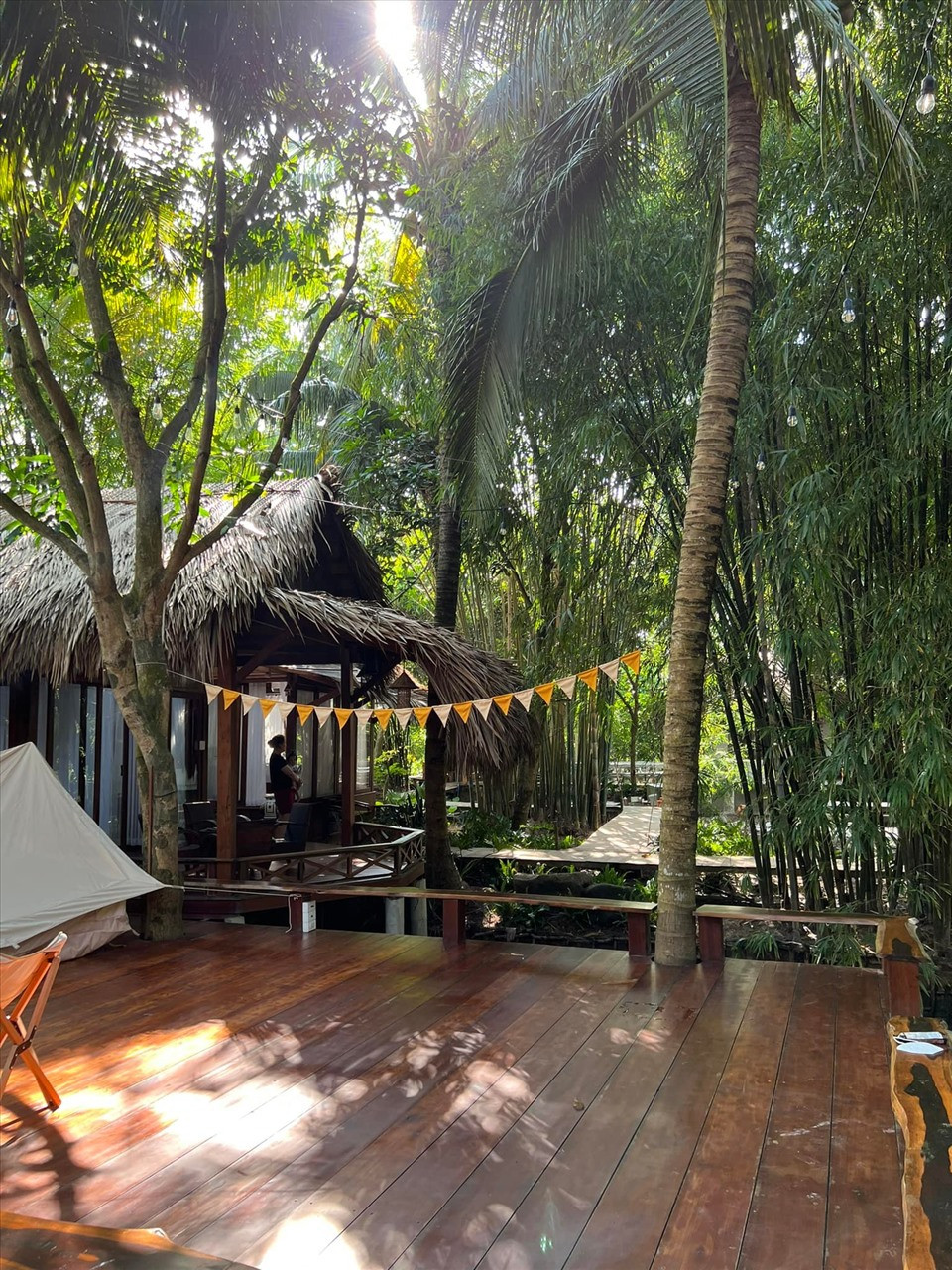 Gia đình nữ diễn viên cũng thường xuyên về đây nghỉ dưỡng.