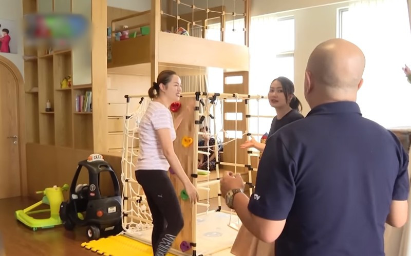 Top 10 Hoa hậu Việt Nam 2008 còn thiết kế khu vui chơi cho các con ngay trong căn hộ.