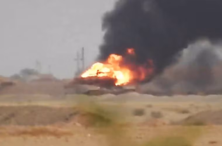 Chiếc tăng M1 Abrams cháy ngùn ngụt là hình ảnh người Mỹ muốn quên nhất.