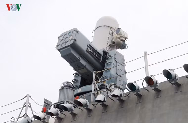 Hệ thống tên lửa phòng không trên tàu USS Coronado. Nguồn ảnh: VOV.
