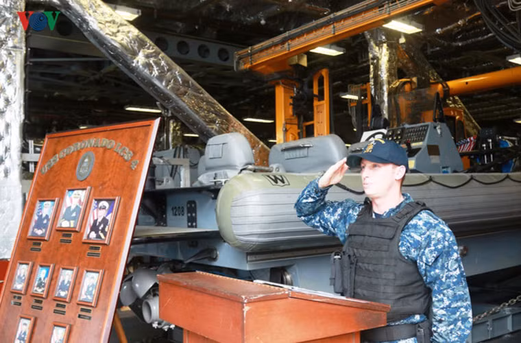 Tàu USS Coronado là một trong những chiến hạm hiện đại nhất của Hải quân Hoa Kỳ. Nguồn ảnh: VOV.