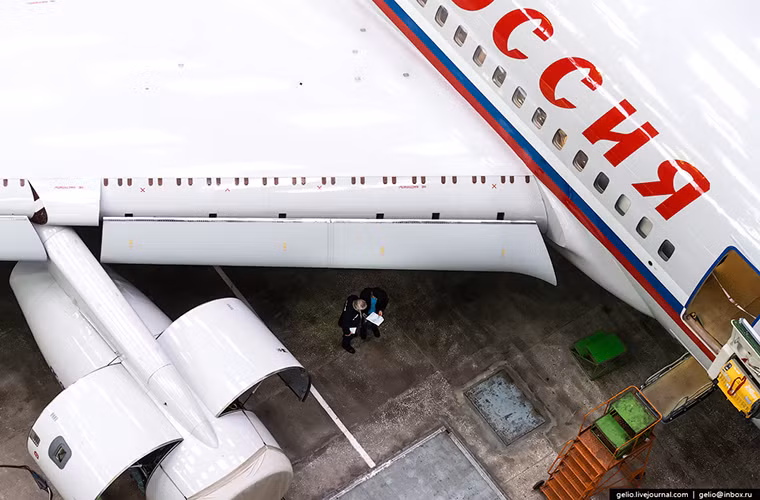 Hiện tại Voronezh là nơi duy nhất ở Nga chế tạo dòng máy bay chở khách thương mại IL-96-300. Thậm chí nguyên mẫu IL-96 đầu tiên cũng được lắp ráp và bay thử nghiệm tại Voronezh. Nguồn ảnh: Gelio.