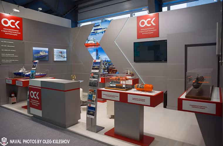 Trong một triển lãm công nghệ gần đây diễn ra tại Arkhangelsk, Nga, USC – Tổng công ty đóng tàu thống nhất Nga vừa cho giới thiệu một loạt nền tảng vũ khí tối tân sẽ giúp Moscow khai thác tối đa tiềm năng khoáng sản của Bắc Cực. Nơi Nga luôn tuyên bố gắn liền với lợi ích quốc gia của nước này. Nguồn ảnh: defence.ru.