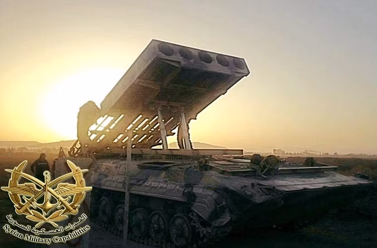 Còn về “Shams” nó có thiết kế không khác là mấy so với “Volcano” nhưng có cỡ nòng nhỏ hơn nhiều khả năng là 220mm với thiết kế và cơ cấu bắn tương tự, điểm khác biệt duy nhất là “Shams” được tích hợp trên khung gầm xe chiến đấu bộ binh BMP-1 và mỗi xe phóng có thể mang theo tới 5 quả đạn rocket. Nguồn ảnh: blogspot.com.