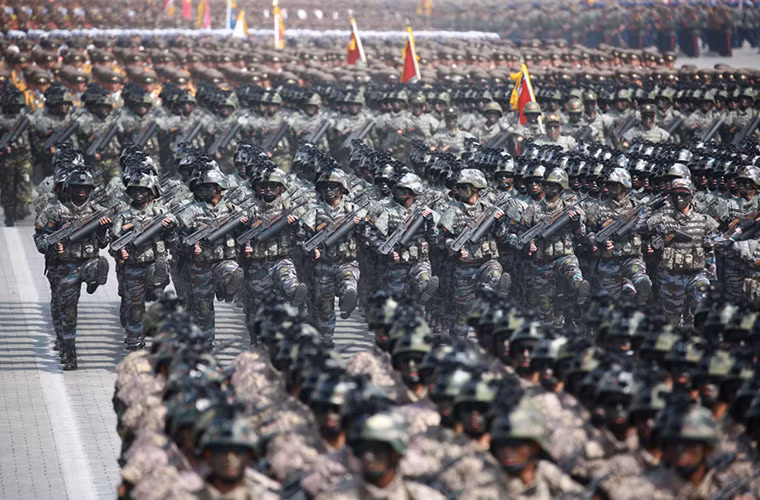 Một góc ảnh khác của lực lượng đặc nhiệm Triều Tiên, họ được phân loại thành nhiều đơn vị và binh chủng khác nhau tùy thuộc vào từng loại nhiệm vụ Nguồn ảnh: DS.