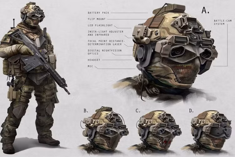 Trong tương lai, nhờ những bộ quân phục siêu hạng, người lính trở nên thiện chiến hơn rất nhiều. Bộ Tư lệnh các chiến dịch đặc biệt của Mỹ đang cho nghiên cứu phát triển một bộ trang bị áo giáp chiến thuật TALOS mới, dự định nó sẽ ra mắt vào cuối năm 2018.