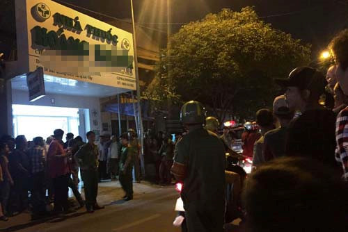 Khu vực xảy ra vụ án.