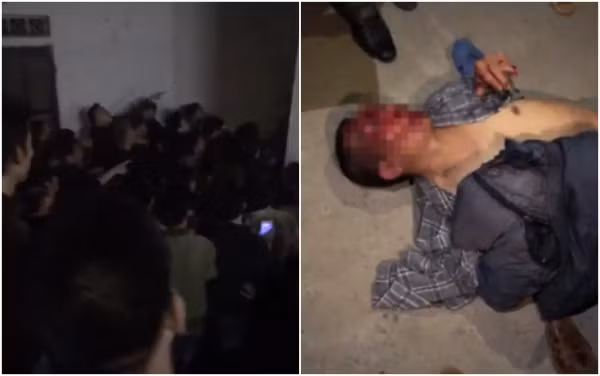 Dù chưa rõ động cơ chở bé gái đi đâu đó nhưng đối tượng đã bị quần chúng nhân dân đánh cho bầm dập.