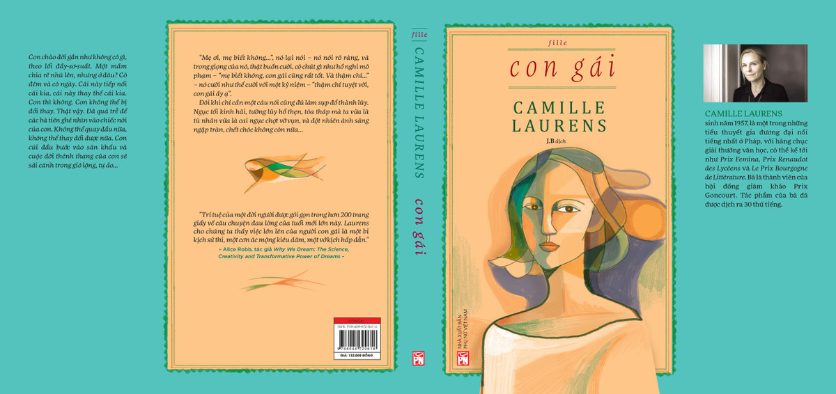 Bìa sách "Con gái" của Camille Laurens (Ảnh: Nhà xuất bản Phụ nữ Việt Nam).