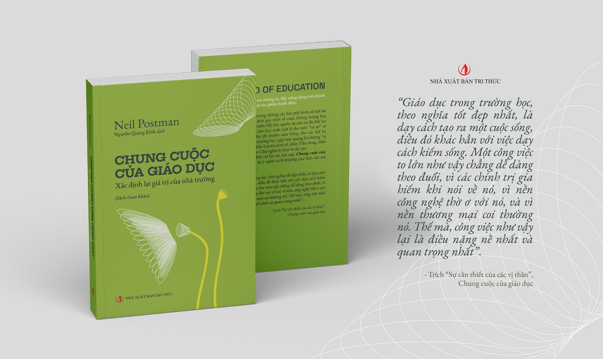 "Xác định lại giá trị của nhà trường” là mục tiêu mà tác giả đề cập trong cuốn sách.