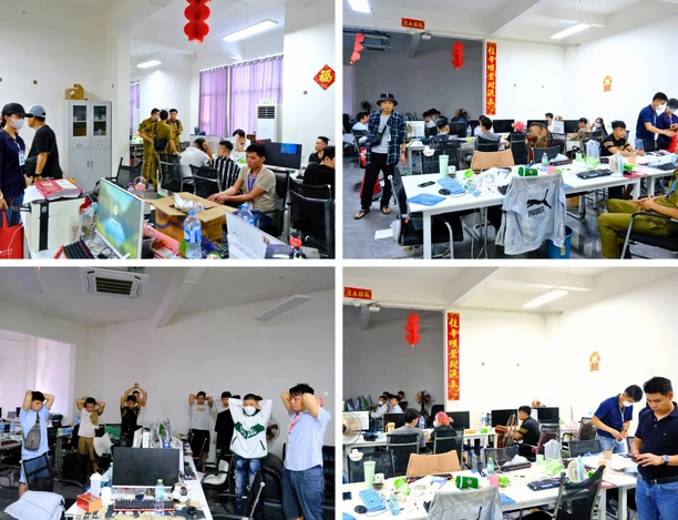 Nhiều đơn cầu cứu của các gia đình có con bị lừa bán sang Lào với lời hứa việc nhẹ lương cao, nhưng khi sang đến nơi đã bị cưỡng bức tham gia thực hiện các hoạt động phạm tội. Từ kết quả hoạt động xác minh các đơn thư nói trên, công an đã nhận dạng được một tổ chức tội phạm hoạt động xuyên biên giới liên quan nhiều loại tội phạm khác nhau như mua bán người, tổ chức người vượt biên trái phép, lừa đảo qua mạng với quy mô lớn nên đã thành lập chuyên án để triệt phá. ("Nơi làm việc" của các nghi phạm trong đường dây lừa đảo quốc tế). 