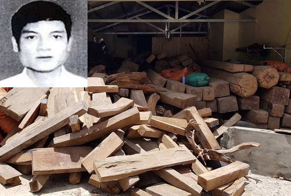 Ngày 30/6/2018, lực lượng chức năng tiếp tục khám nghiệm hiện trường tại ngôi nhà của Tuân và Thuận. Ngoài thu giữ vũ khí, đã phát hiện kho gỗ khủng cất trữ bên trong nhà của hai trùm ma túy. (Ảnh: Dân Việt) 