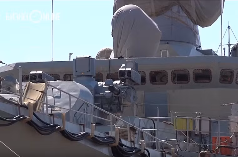 Ngoài ra, Gepard 3.9 cải tiến sẽ trang bị hệ thống động lực mới cho phép tàu đạt tốc độ tối đa tới 29 hải lý/h (cao hơn so với 28 hải lý/h 2 tàu Gepard cũ). Nguồn ảnh: TASS