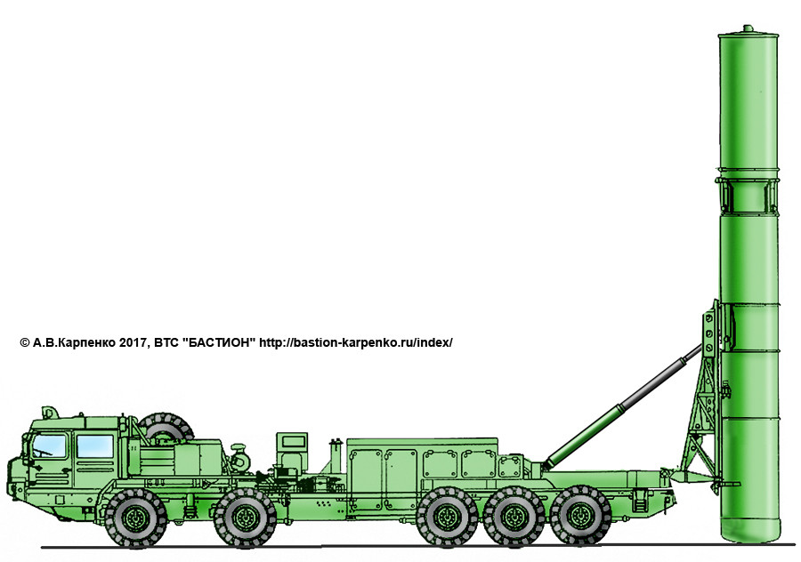 S-500 Prometey hay còn gọi là 55R6M Triumfator-M là tổ hợp phòng không - phòng thủ tên lửa được thiết kế để thay thế hệ thống phòng thủ A-135 và bổ sung vào sức mạnh phòng không của Nga. Hiện nay, hệ thống vẫn nằm trong giai đoạn phát triển, dự kiến sẽ đưa vào phục vụ trong năm sau. Nguồn ảnh: Bastion-Kapenko