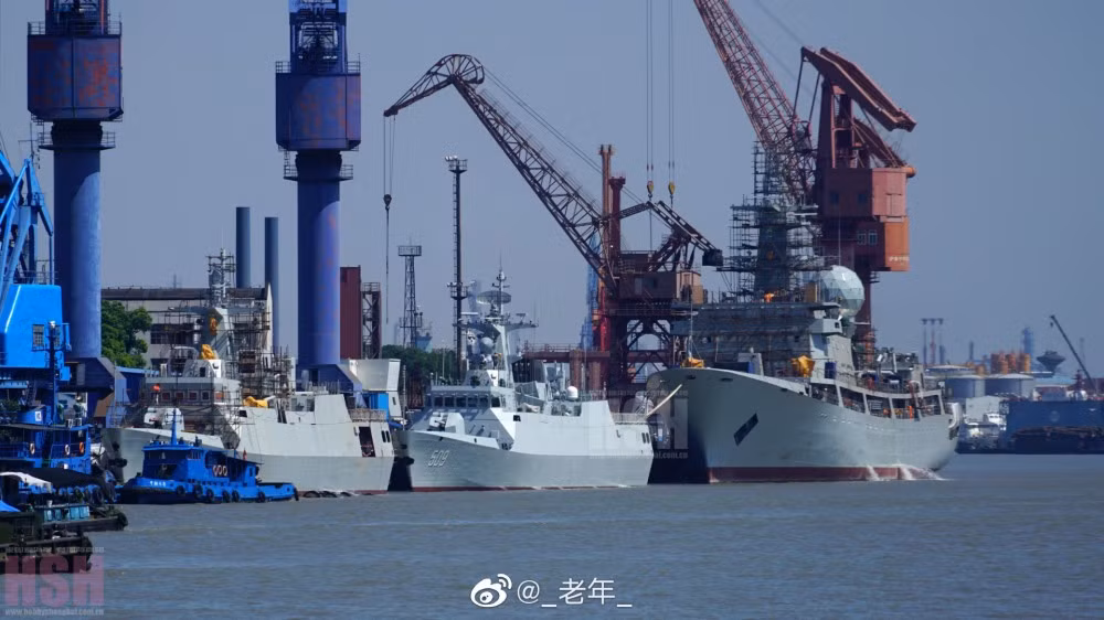 4 nhà máy đóng tàu đã tham gia vào quá trình sản xuất Type 056 gồm: Huangpu Wenchong (Quảng Châu); Hudong-zhonghua (Thượng Hải); Liaonan (Đại Liên) và Wuchung (Vũ Hán). Nguồn ảnh: Sina