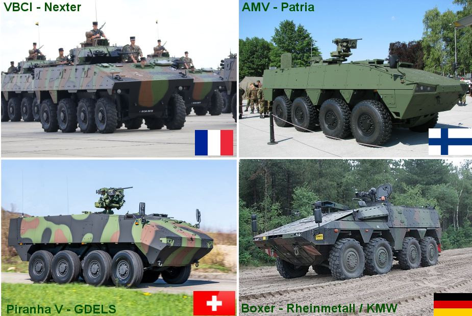 Theo tạp chí Army Recognition, Bộ Quốc phòng Bulgaria sau cùng đã tung ra gói thầu mua 150 xe bọc thép chở quân thế hệ mới cho lực lượng vũ trang. Quốc gia này hiện đã gửi thư mời thầu tới 4 công ty nổi tiếng của phương Tây gồm: Rheinmetall - Krauss - Maffei Wegmann (Đức); Nexter (Pháp); Patria (Phần Lan) và General Dynamics European Land Systems (GDELS). Nguồn ảnh: Army Recognition