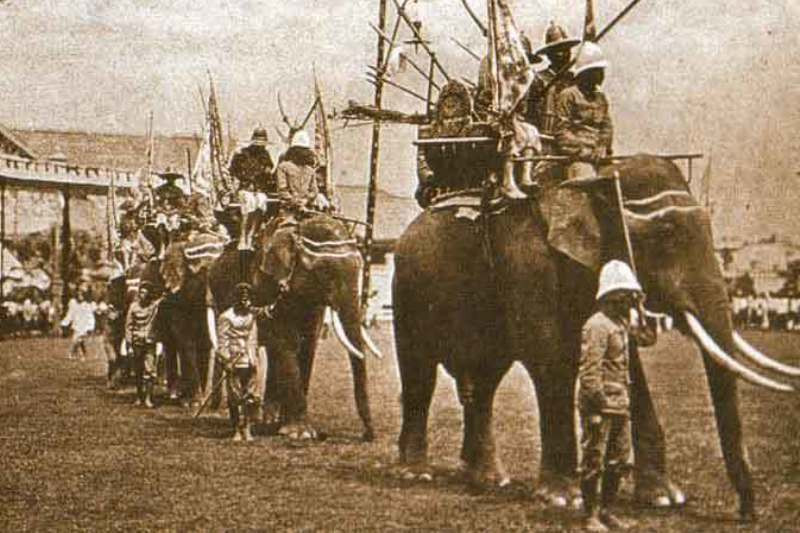 Ấn Độ, Trung Quốc, Thái Lan, Myanmar và Việt Nam là những quốc gia Đông Á có truyền thống sử dụng voi trong quân đội. Một số nước ở Ba Tư cũng sử dụng voi trong các trận chiến. Ảnh: Warspot.