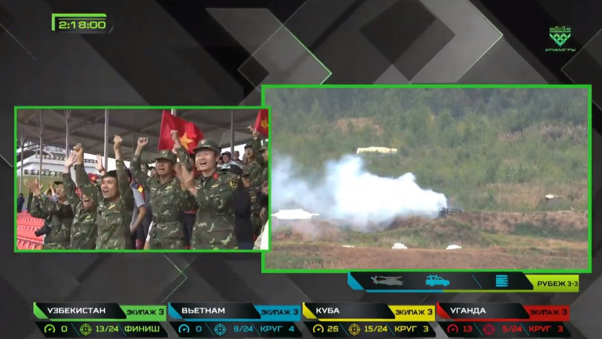 Quả thật là rất đáng tiếc, nếu như đội tuyển xe tăng Việt Nam không gặp sự cố với hệ thống điều khiển hỏa lực, có lẽ chúng ta sẽ có kết quả tốt hơn nhiều. Bởi với mỗi phát bắn trượt, chúng ta bị phạt chạy thêm vòng. Do đó, thời gian thi đấu sẽ lâu hơn các đội khác. Nguồn ảnh: Tzvezda