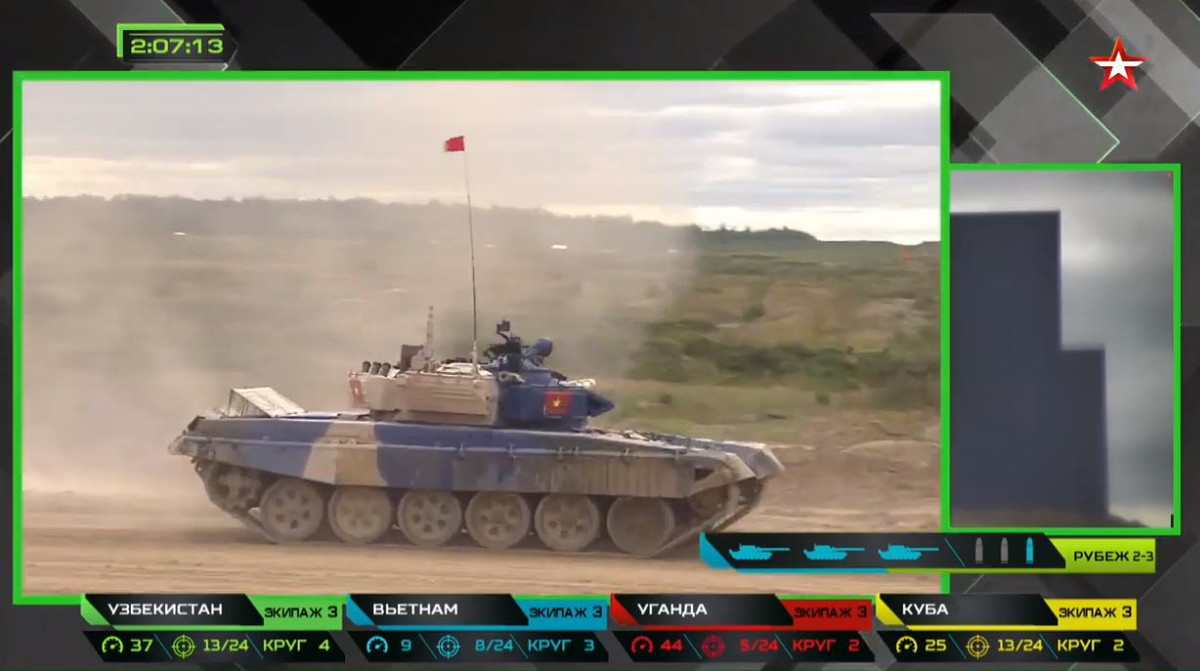 Hệ thống ổn định tầm – hướng là thành phần quan trọng trong hệ thống điều khiển hỏa lực trên xe tăng, từ đời T-54B tới thế hệ T-90 hiện nay. Hệ thống này giúp xe tăng vừa di chuyển vừa khai hỏa một cách chính xác nhất. Do đó, khi hệ thống gặp sự cố thì các phát bắn trong hành tiến cũng gặp vấn đề theo. Nguồn ảnh: Tzvezda