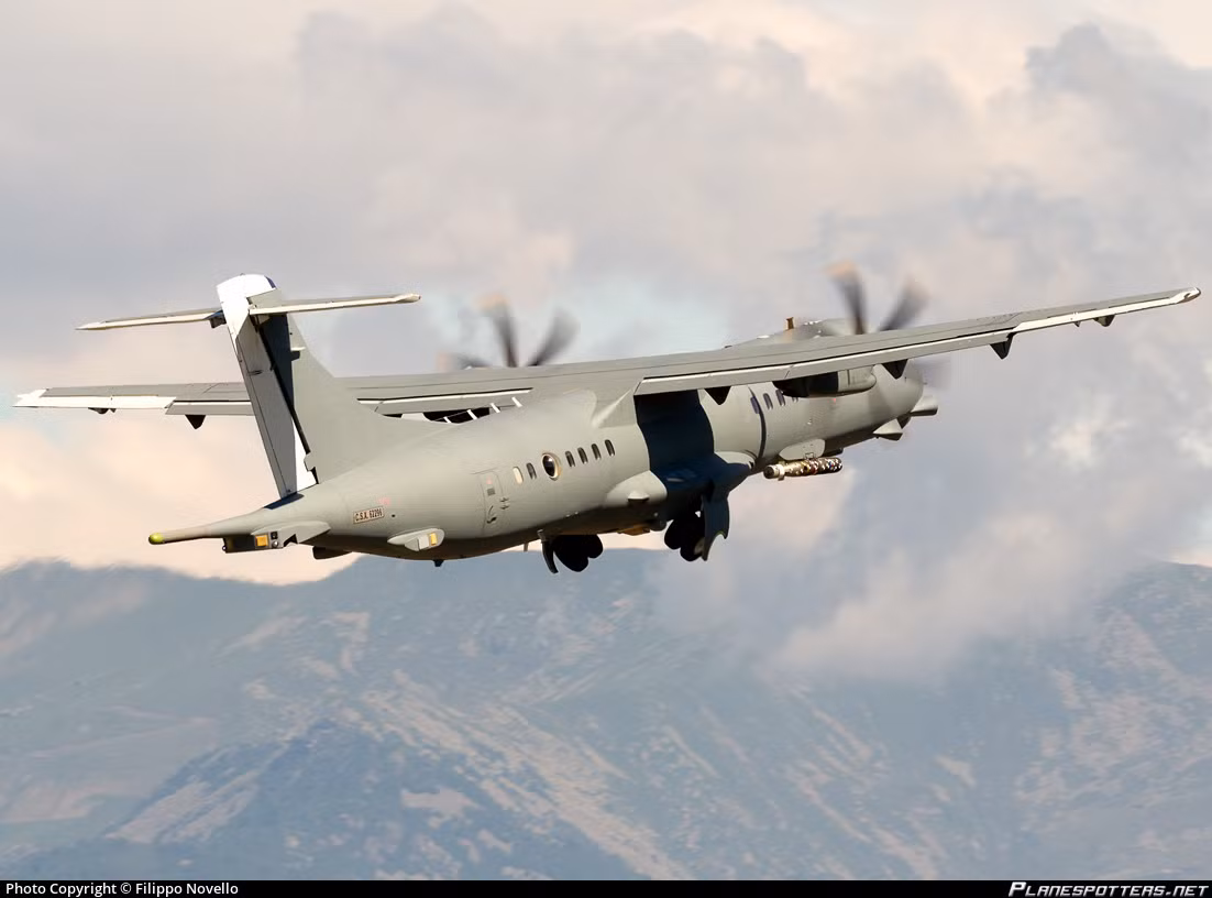 Động cơ của RAS 72 MPA vẫn sử dụng nguyên bản của ATR 72 thương mại với cặp động cơ PW 127M và cánh quạt 6 lá cho tốc độ bay 510km/h, tầm bay khoảng 1.500km. Nguồn ảnh: planespotters