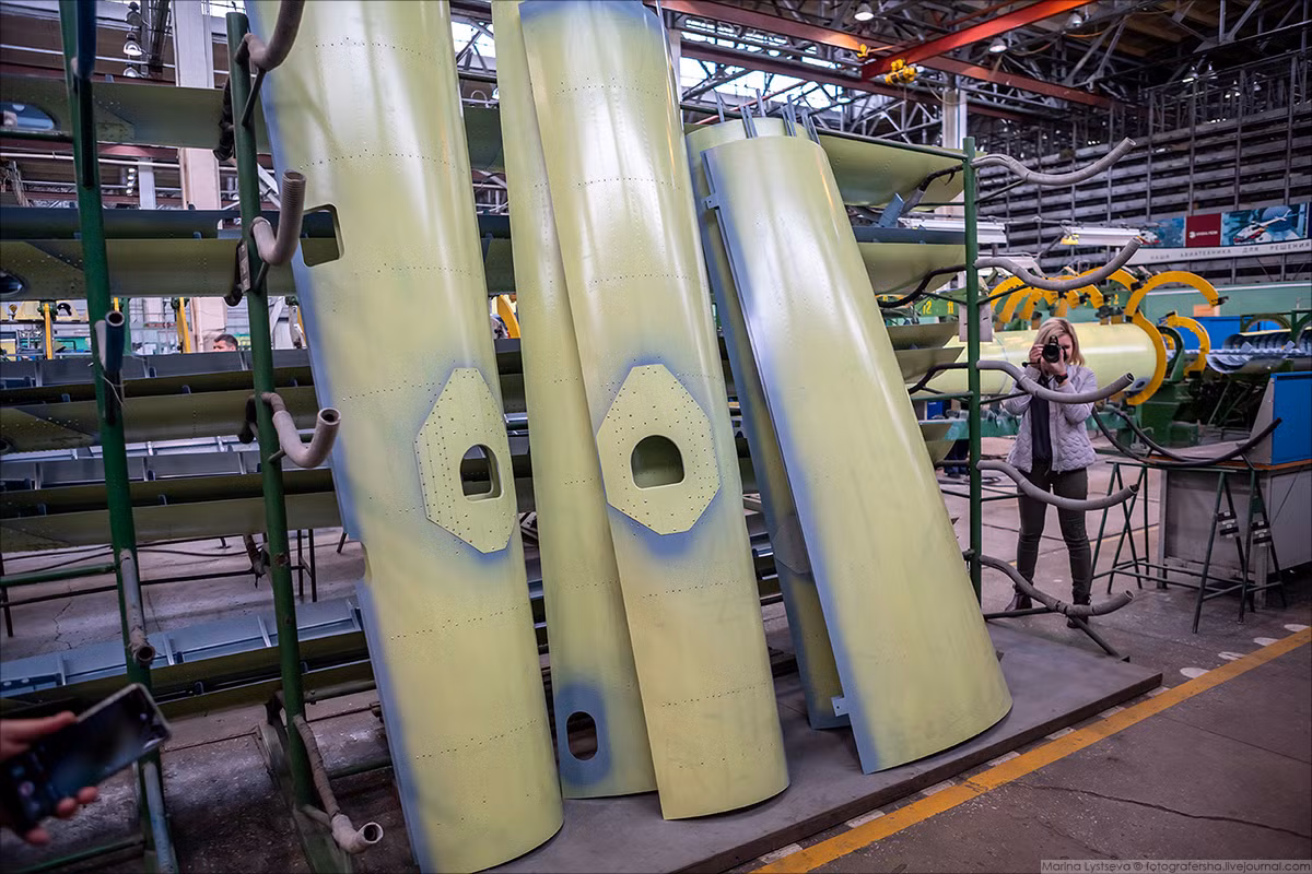 Đây có thể là phần vỏ liên quan tới đuôi máy bay. Nguồn ảnh: Marina Lystsev