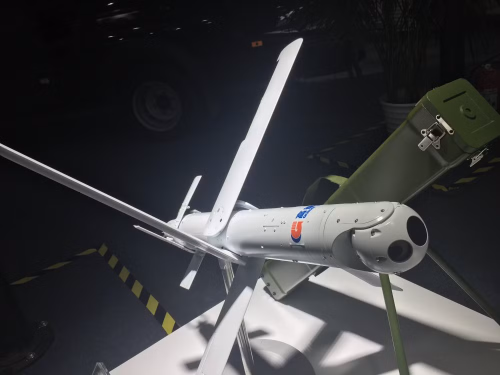 Nghĩa là sau khi phóng, loại đạn S570 này có thể bay quần vòng quanh vùng mục tiêu, tự khóa rồi tấn công. Nguồn ảnh: Bmpd