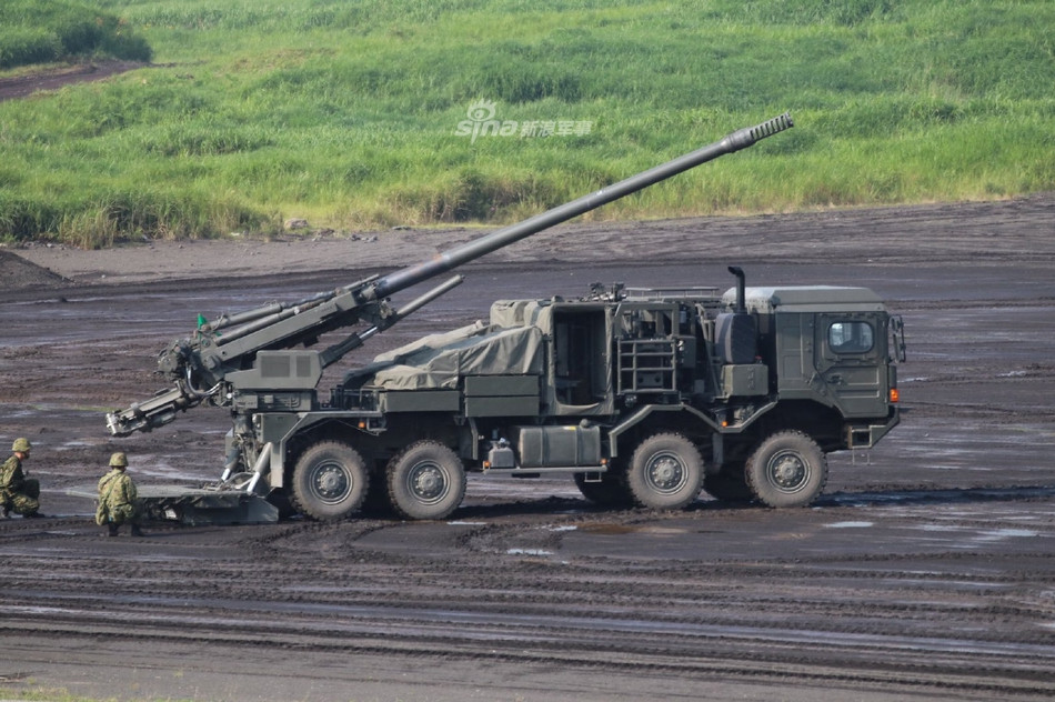 Khẩu pháo của Type 19 là loại 155mm L52 – chiều dài nòng gấp 52 lần cỡ nòng có thể được cải tiến từ khẩu pháo 155mm L52 trên pháo tự hành Type 99. Ảnh: Sina