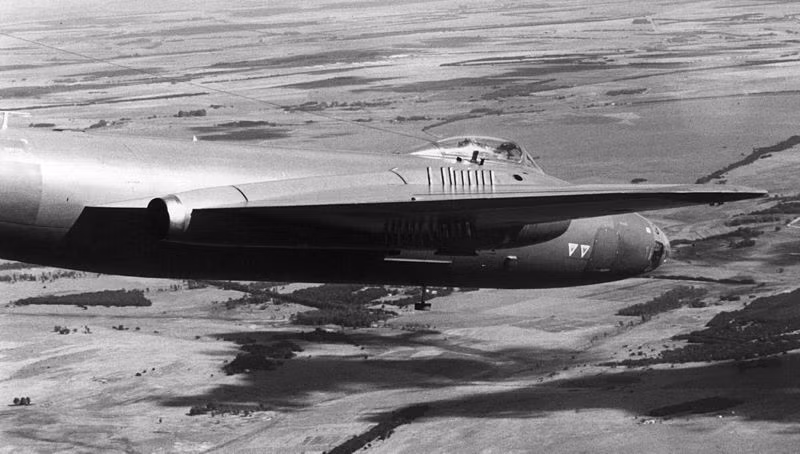 8 chiếc Canberra đầu tiên được Úc triển khai tới Việt Nam năm 1967 và đóng cùng các căn cứ với các máy bay Mỹ ở Đà Nẵng hoặc Tân Sơn Nhất. Nguồn ảnh: Wikipedia