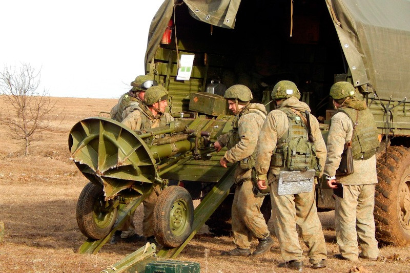 Đây có thể là khẩu súng cối hạng nặng 2S12 Sani 120mm. Nguồn ảnh: Arms-Expo