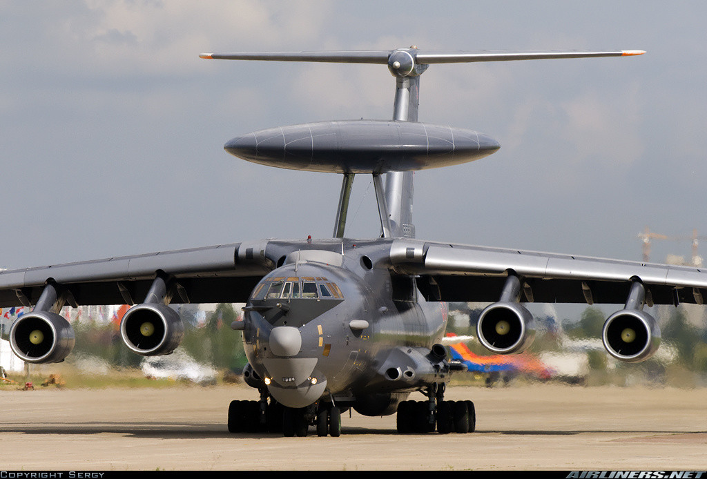 A-100 là phiên bản cập nhật của "radar bay" A-50 do Liên Xô sản xuất vào đầu những năm 1980. Nguồn ảnh: Airliners.net