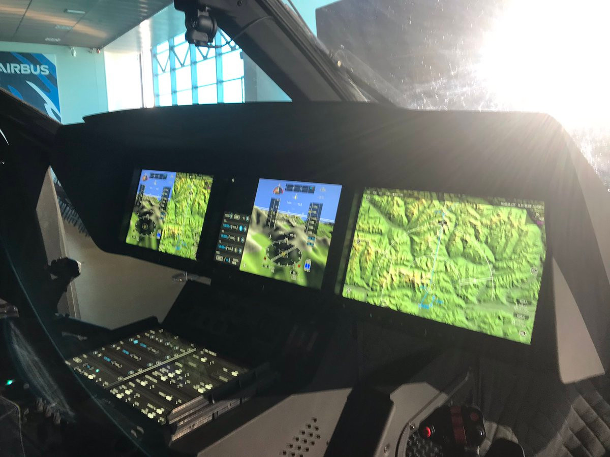 Cabin lái đẹp và tiện nghi miễn chê của H160M. Nguồn ảnh: Airbus