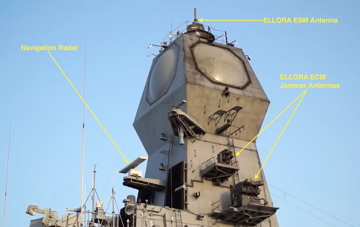 Đáng chú ý, dù chỉ có lượng giãn nước tương đương tàu hộ vệ Gepard 3.9 của Việt Nam nhưng tham số kỹ thuật, khả năng tác chiến của Sa’ar-6 mạnh tới mức gần “tiệm cận” với các tàu khu trục 5.000-7.000 tấn. Nguồn ảnh: Wikipedia