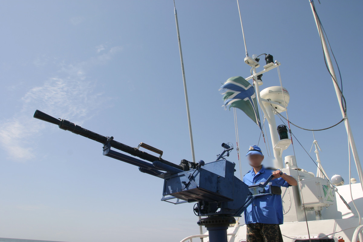 Thông thường, mỗi tàu Gepard 3.9 và một số tàu pháo, tàu tên lửa nhỏ lớp M của Việt Nam sẽ được trang bị 2 khẩu 14,5mm, với trọng lượng của hệ thống súng và giá súng tổng cộng khoảng 400 kg, hệ thống súng máy dài 2,8m, cao 1,5-1.8m với góc bắn mục tiêu trên cao từ - 15 độ đến + 60 độ. Ảnh: Wikipedia