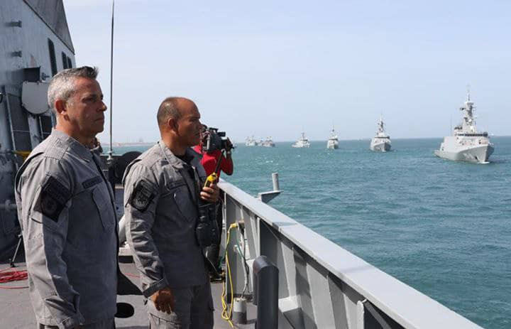 Gần như toàn bộ các trang bị gồm vô số tàu chiến hiện đại của Venezuela đã được triển khai cho cuộc tập trận. Nguồn ảnh: bmpd