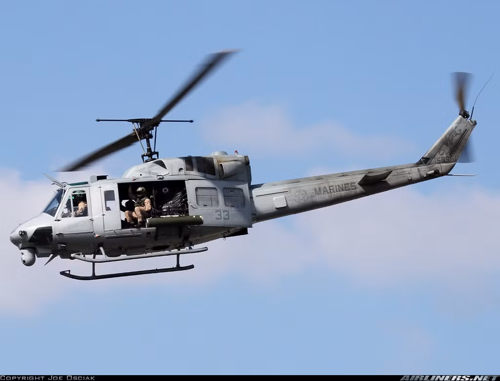 Không rõ liệu có chiếc UH-1N nào bị bắn rơi trong quá trình phục vụ hay không? Chúng rút về Mỹ sau khi Hiệp định Paris ký kết, không chiếc nào được để lại cho VNCH sử dụng. Nguồn ảnh: Airliners.net