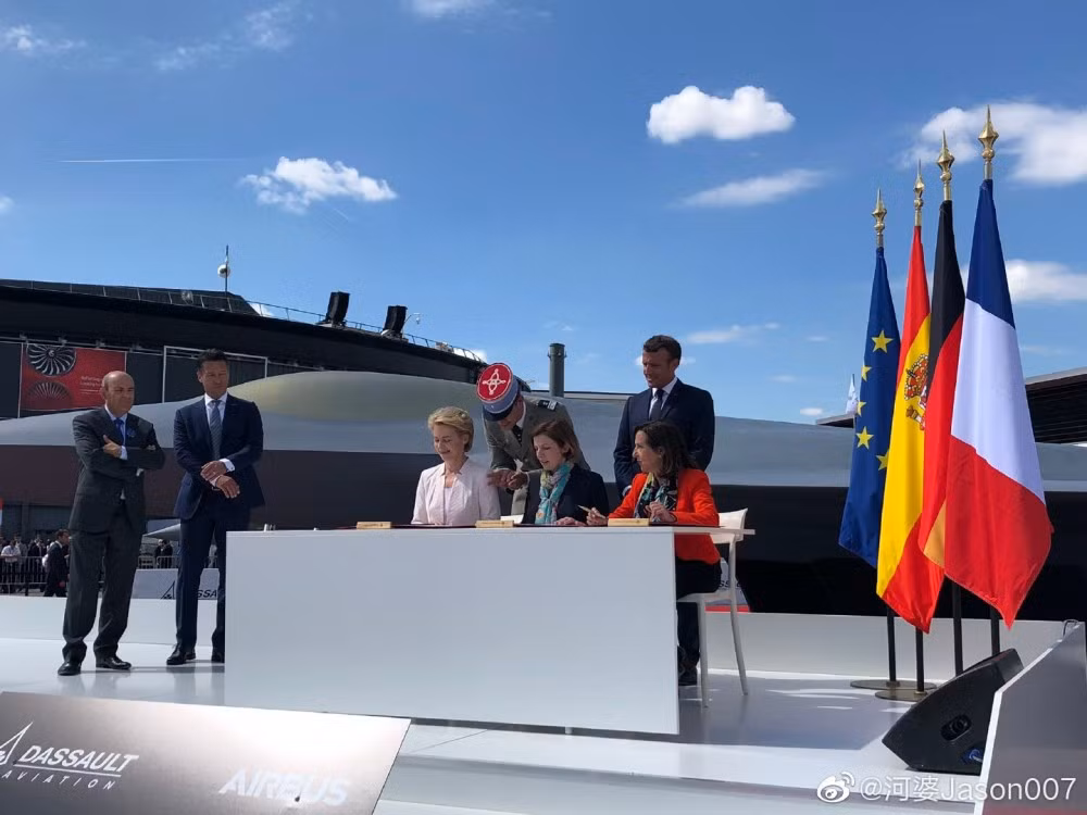 Dự án phát triển máy bay thế hệ 5 sẽ được thực hiện bởi liên doanh "hai ông lớn hàng không châu Âu" gồm Dassault Aviation (Pháp) và Airbus SE. Nguồn ảnh: Jason 007