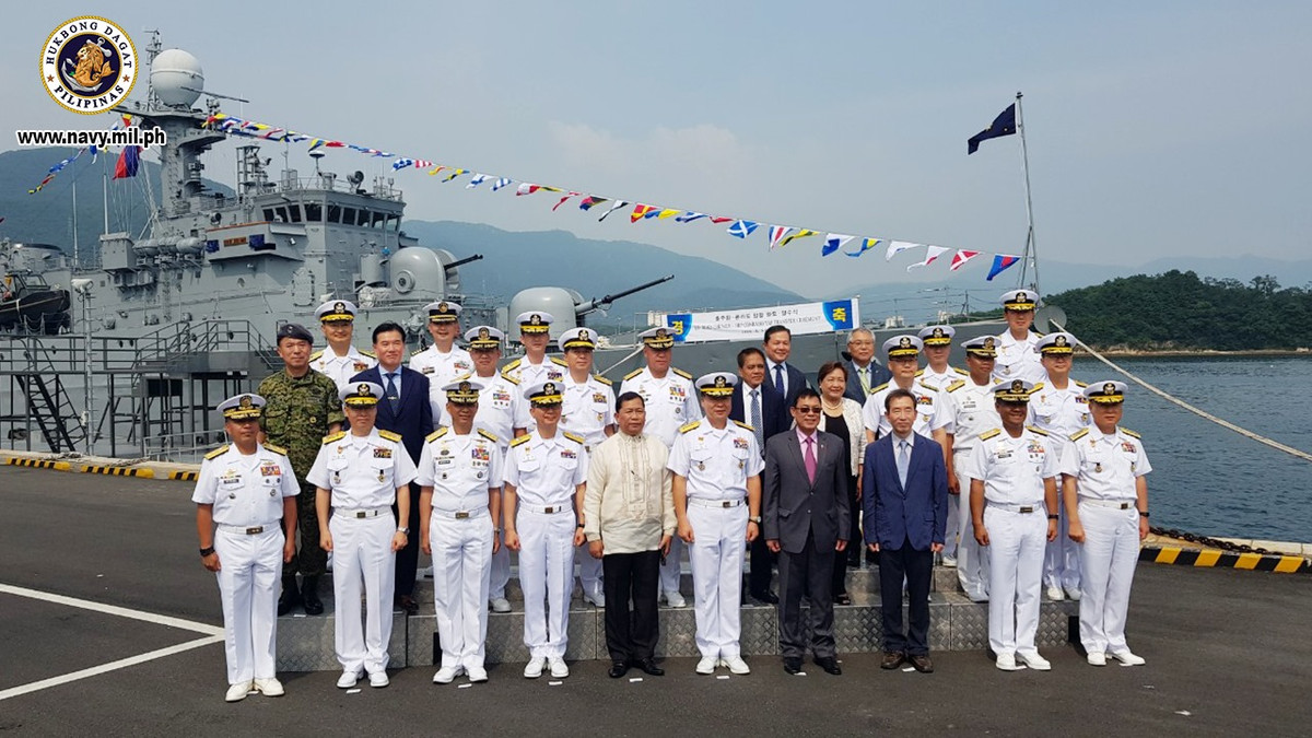 Chiếc tàu mới dành cho Hải quân Philippines sẽ được đổi tên và số hiệu thành PS 39 Conrado Yap (tên vị thuyền trưởng anh hùng người Philippines thiệt mạng trong chiến tranh Triều Tiên. Ảnh: Philippine Navy