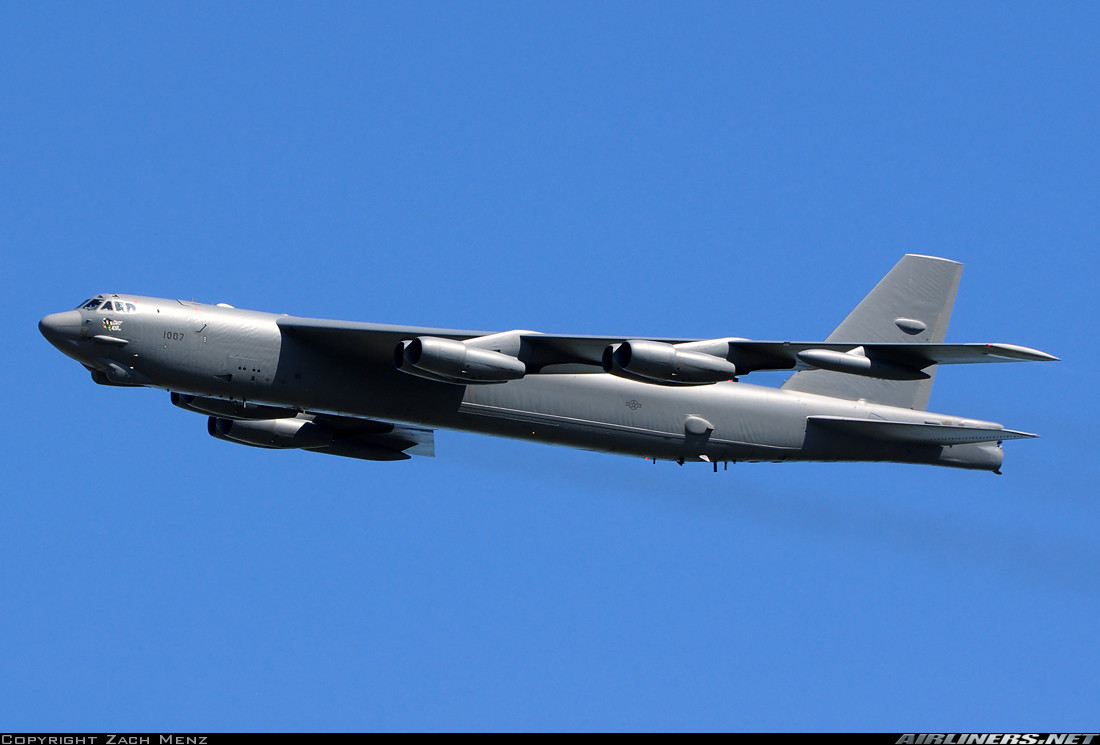 Ít nhất 100 chiếc B-52H vẫn còn hoạt động trong Không quân Mỹ, ngoài ra một cơ số B-52 nằm trong kho lưu trữ lâu dài và có thể khôi phục sử dụng bất cứ lúc nào. Nguồn ảnh: Airliners.net