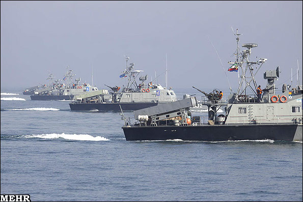 Loại tàu chiến to nhất mà IRGC có trong tay là các tàu tên lửa cỡ 200 tấn lớp Thondar Type P29B do nước này tự đóng (10 chiếc) theo mẫu tàu tên lửa Type 21 của Trung Quốc những năm 1960. Nguồn ảnh: Mehr