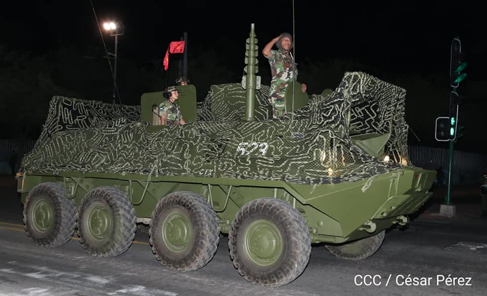 Phiên bản trinh sát – liên lạc của dòng xe thiết giáp BTR-80. Ảnh: CCC/Cesra Perez