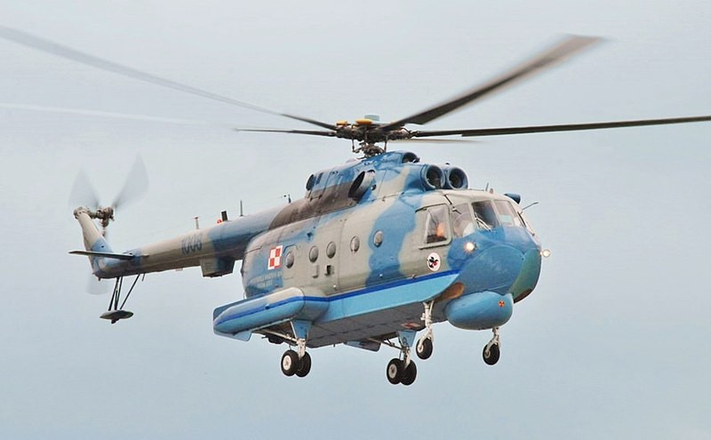 Đáng chú ý, theo thông tin BQP Ba Lan, hải quân nước này có kế hoạch mua 8 trực thăng săn ngầm - tìm kiếm cứu hộ cứu nạn thay thế hoàn toàn 10 trực thăng Mi-14 thời Liên Xô (gồm 8 chiếc Mi-14PLMK và hai chiếc Mi-14PL/R). Nguồn ảnh: Wikipedia