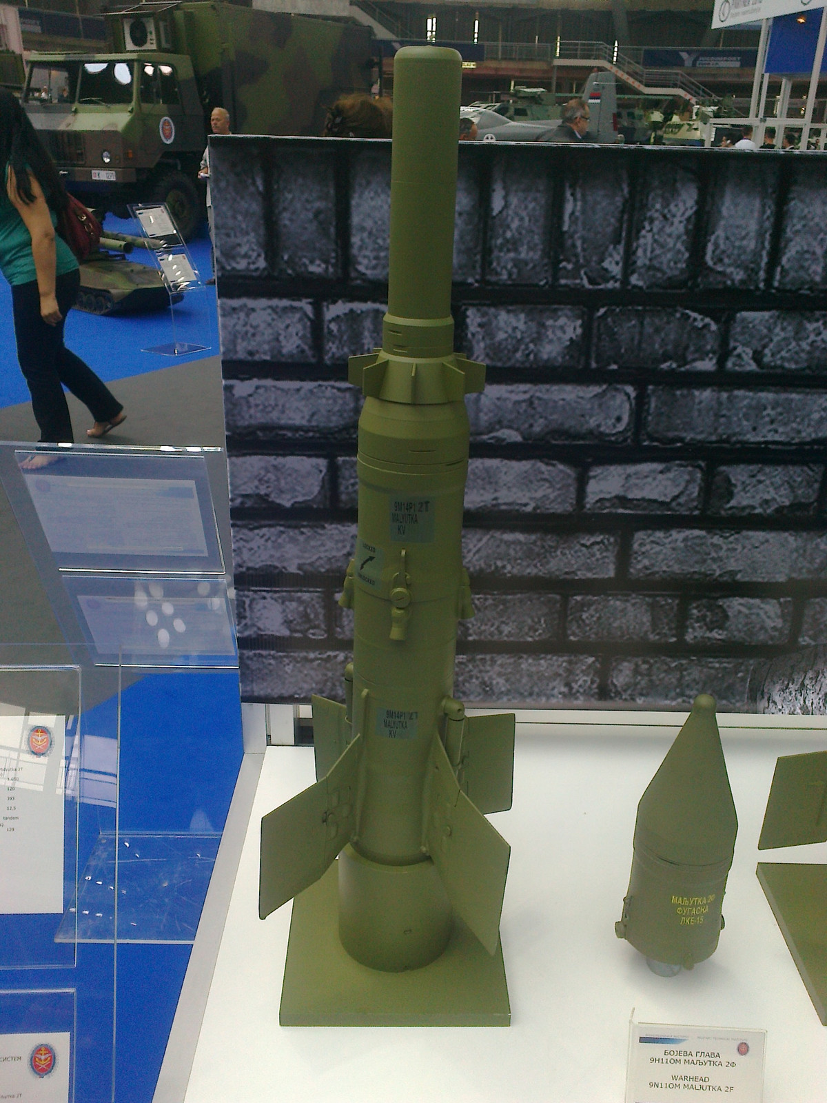 Ngoài ra, MIT xác nhận với Jane's rằng đang phát triển phiên bản Malyutka 2T5 có đầu đạn HEAT mạnh hơn. Nguồn ảnh: Wikipedia