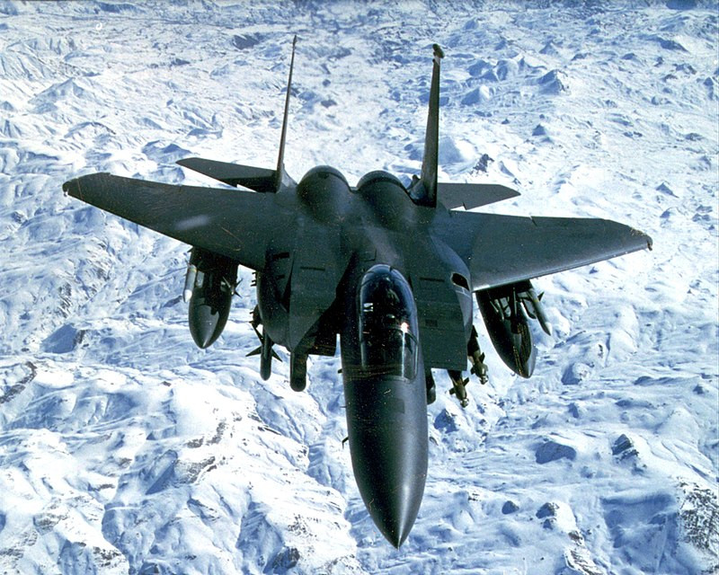 218 tiêm kích đa năng hạng nặng F-15E Strike Eagle có thể làm tất nhiệm vụ. Nguồn ảnh: Wikipedia