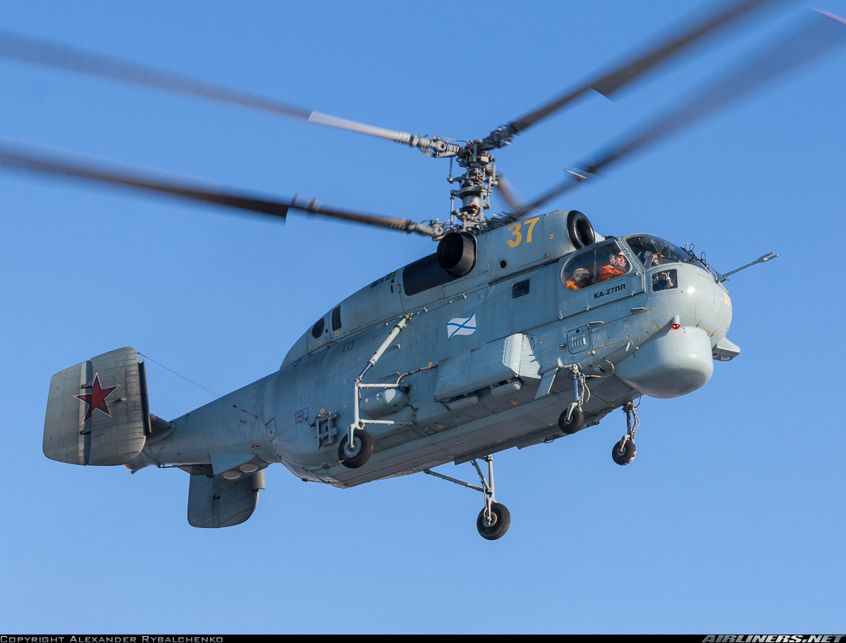 Dòng Ka-27 hiện nay trong nhiệm vụ săn ngầm chỉ mang được 1 quả ngư lôi 400mm, trong khi MH-60R hay AW-159 có thể mang đến 2 quả, thậm chí mang theo được tên lửa chống hạm hạng nhẹ. Nguồn ảnh: Airliners.net