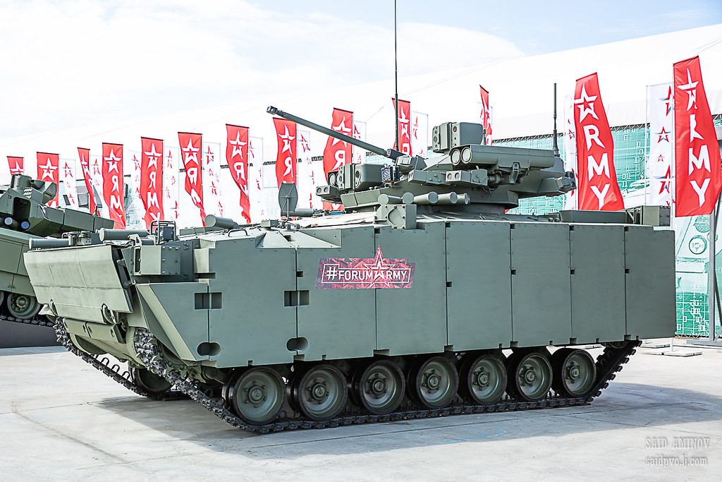 Xe chiến đấu bộ binh Kurganet-25. Các thế hệ xe thiết giáp – chiến đấu bộ binh mới của Nga cùng có chung module vũ khí, nhưng khác khung thân cơ sở. Nguồn ảnh: SAID AMINOV