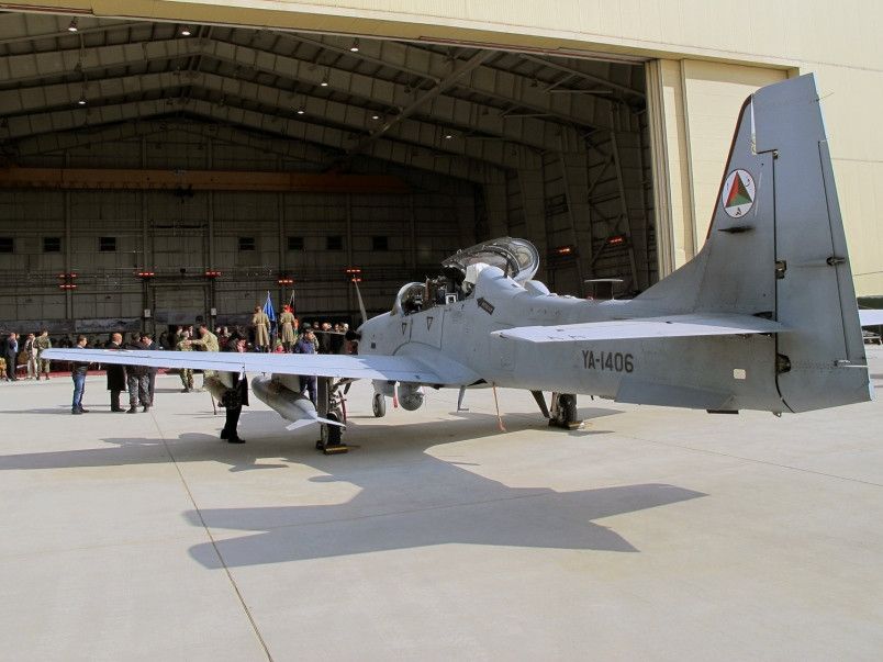 A-29 Super Tucano là loại máy bay có khả năng chiến đấu hiếm hoi còn sử dụng động cơ cánh quạt. Có thể ví như Super Tucano là sự hồi sinh của thế hệ máy bay chiến đấu cánh quạt thời CTTG 2 nhưng tích hợp các công nghệ mới của thế kỷ 20-21. Nguồn ảnh: Wikipedia