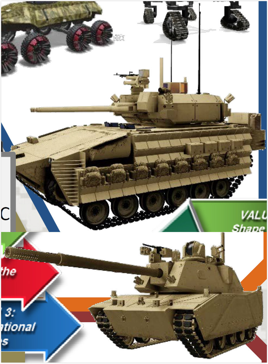 Cận cảnh hình ảnh đồ họa giới thiệu về xe chiến đấu bộ binh NGCV thế hệ mới dành cho Lục quân Mỹ. Nguồn ảnh: Bmpd