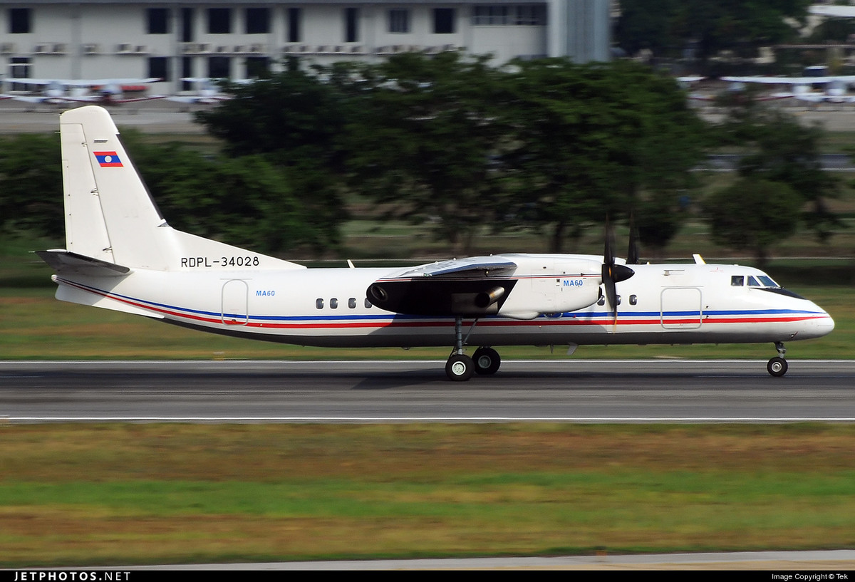 Trước khi có Yak-130, sức mạnh Không quân QĐND Lào chỉ đủ dùng cho vai trò tuần tra không phận rất hạn chế và vận tải hoặc cứu hộ cứu nạn khi cần. Trang bị chủ yếu của họ bao gồm 2 máy bay vận tải MA600 của Trung Quốc. Nguồn ảnh: Airliners.net